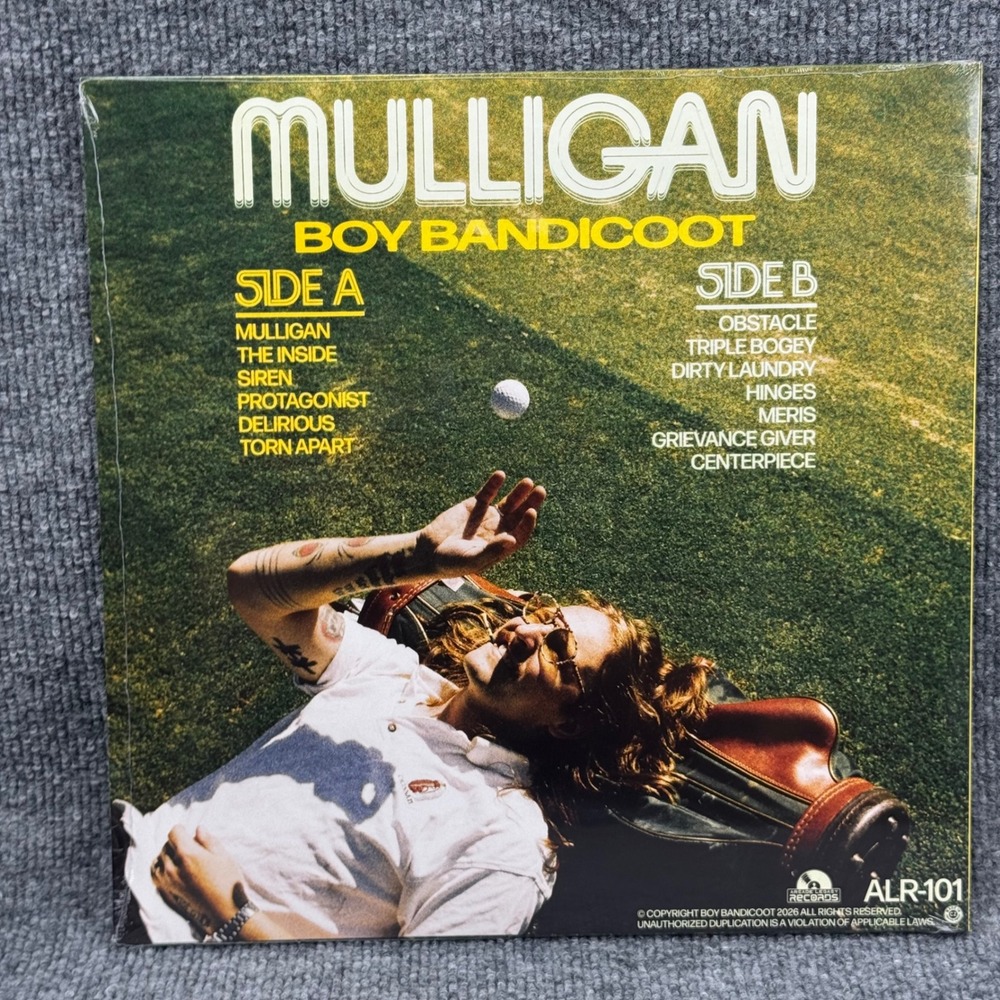 Boy Bandicoot Mulligan Vinyl LP Record Arcade Legacy Records ALR-101 New Sealed